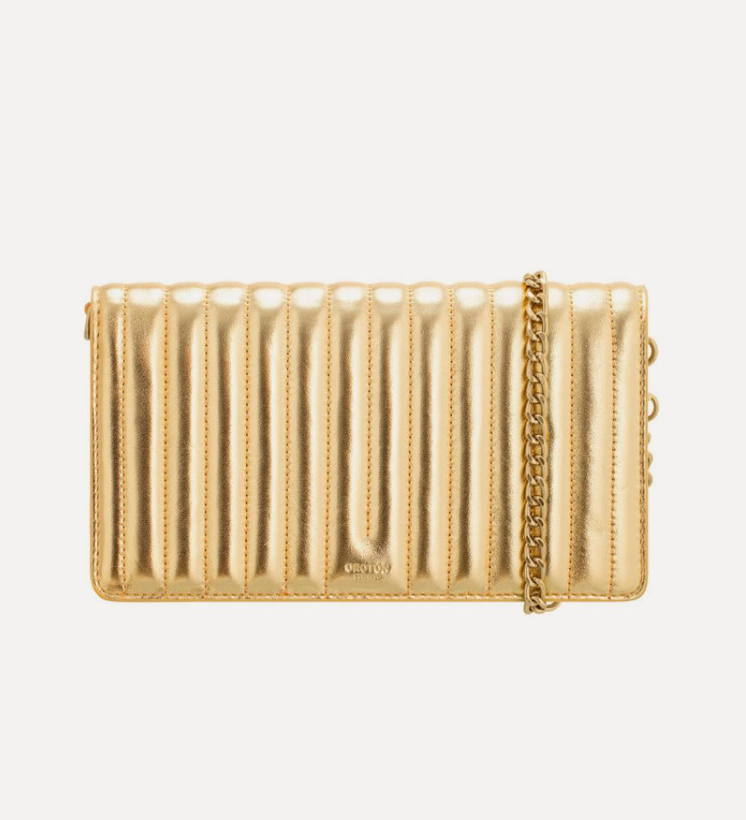 Fay Gold clutch