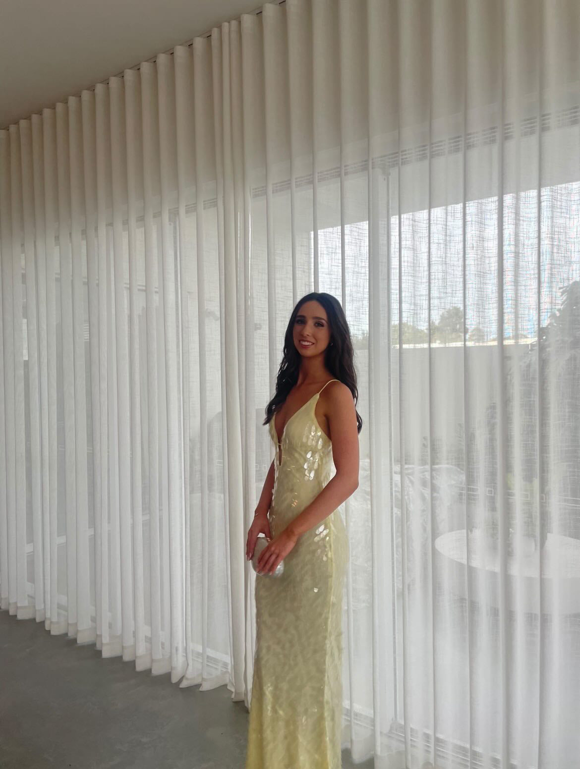 Sapphire Sequin Dress - Yellow