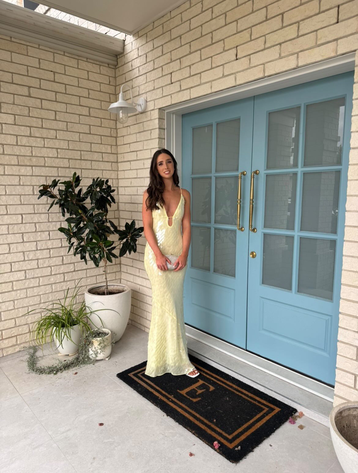 Sapphire Sequin Dress - Yellow