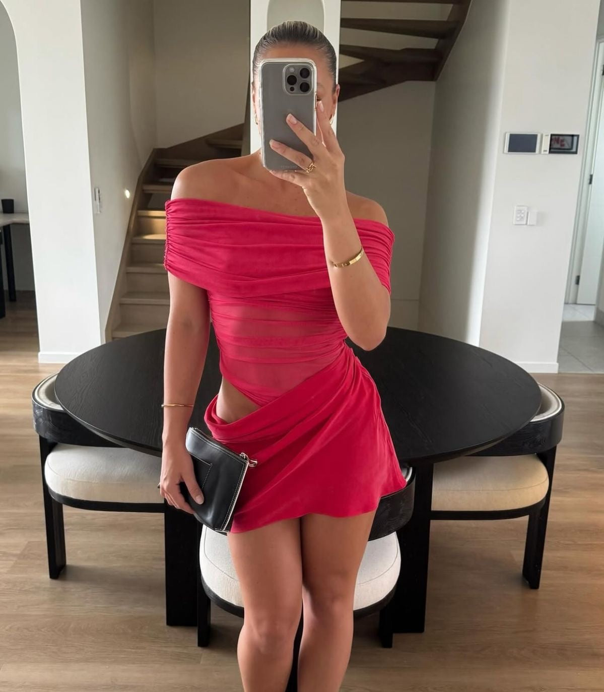 Nico Off the shoulder mini dress