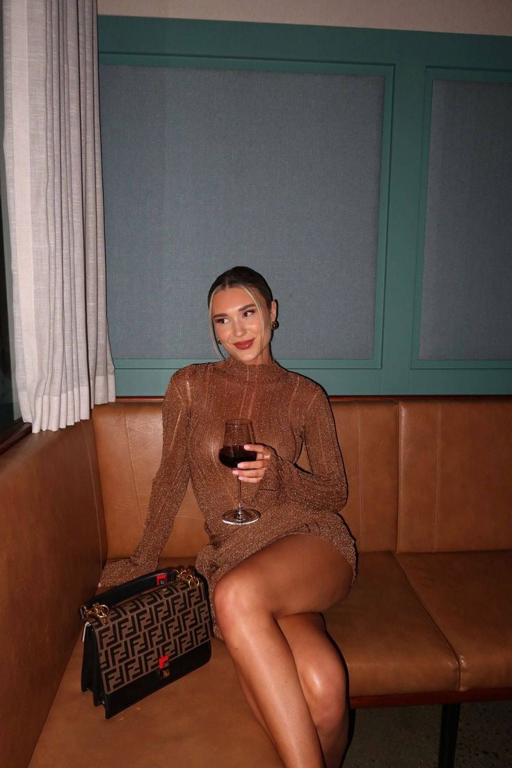 Naku Dress Brown