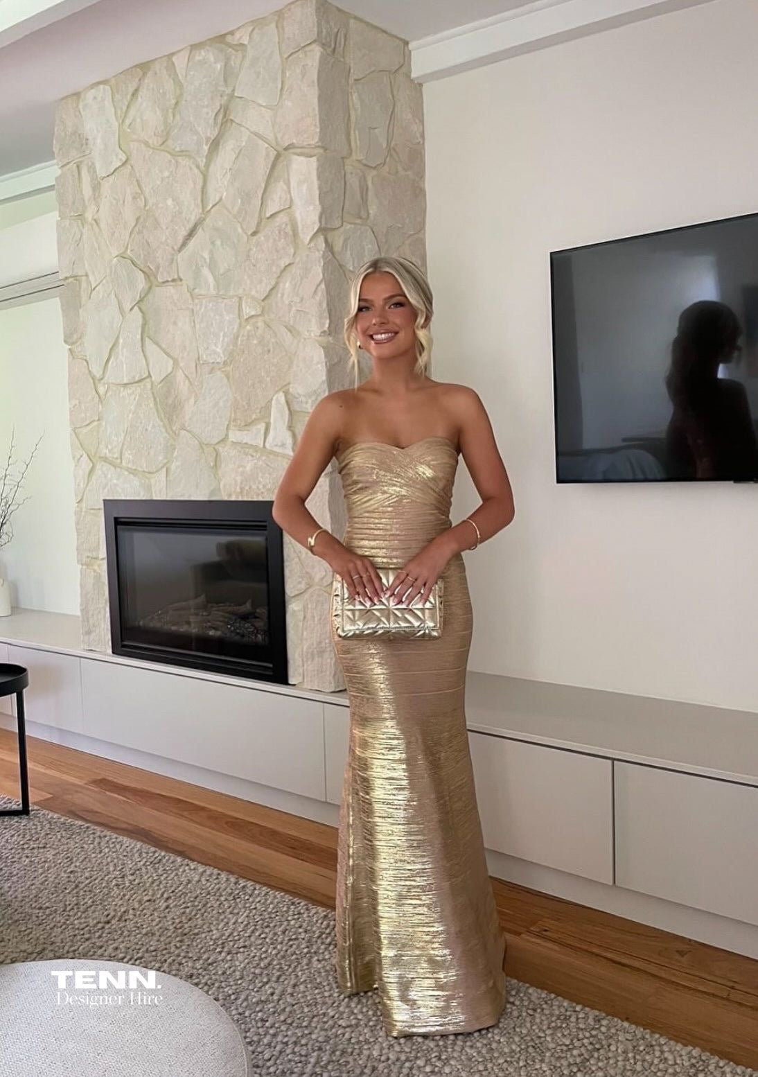 Sara Gown - Gold
