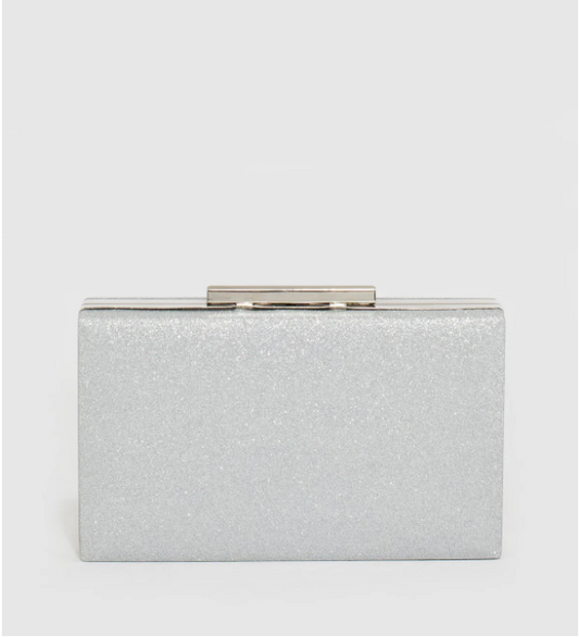 Silver Jaimi Clutch